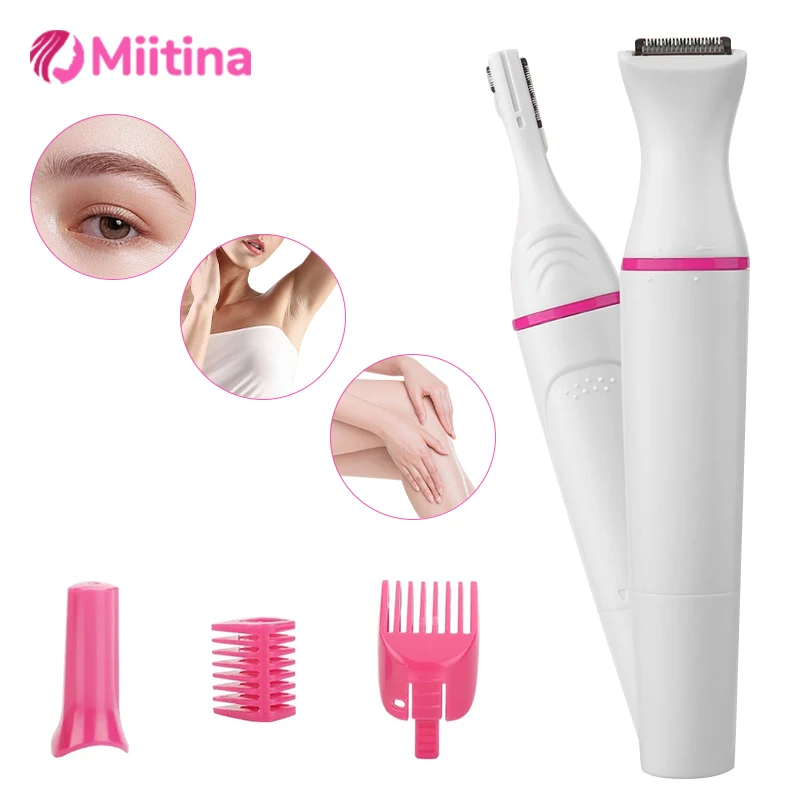 

Multifunction 5 In 1 Electric Epilator For Women Hair Remover Shaver Razor For Eyebrow Underarm Bikini Leg Depilador Feminino