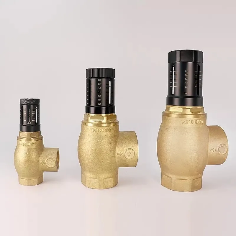 Dual supply air conditioning/underfloor heating visual adjustable differential pressure balance valve