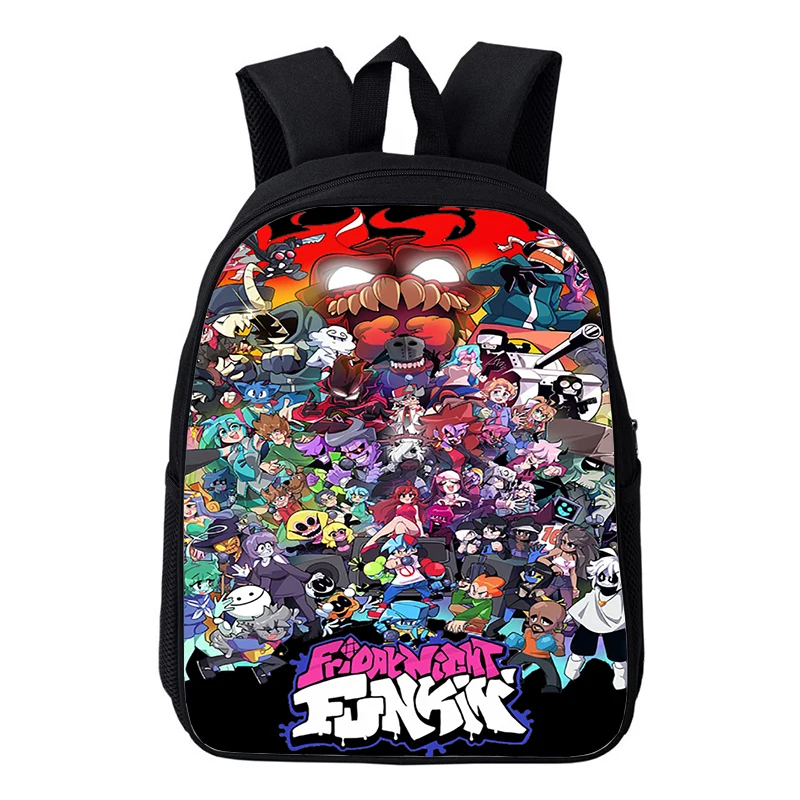 3D Friday Night Funkin Backpack for Preschool Boys Girls Cartoon School Bags Baby Toddler Kindergarten Bag Kids Small Backpacks