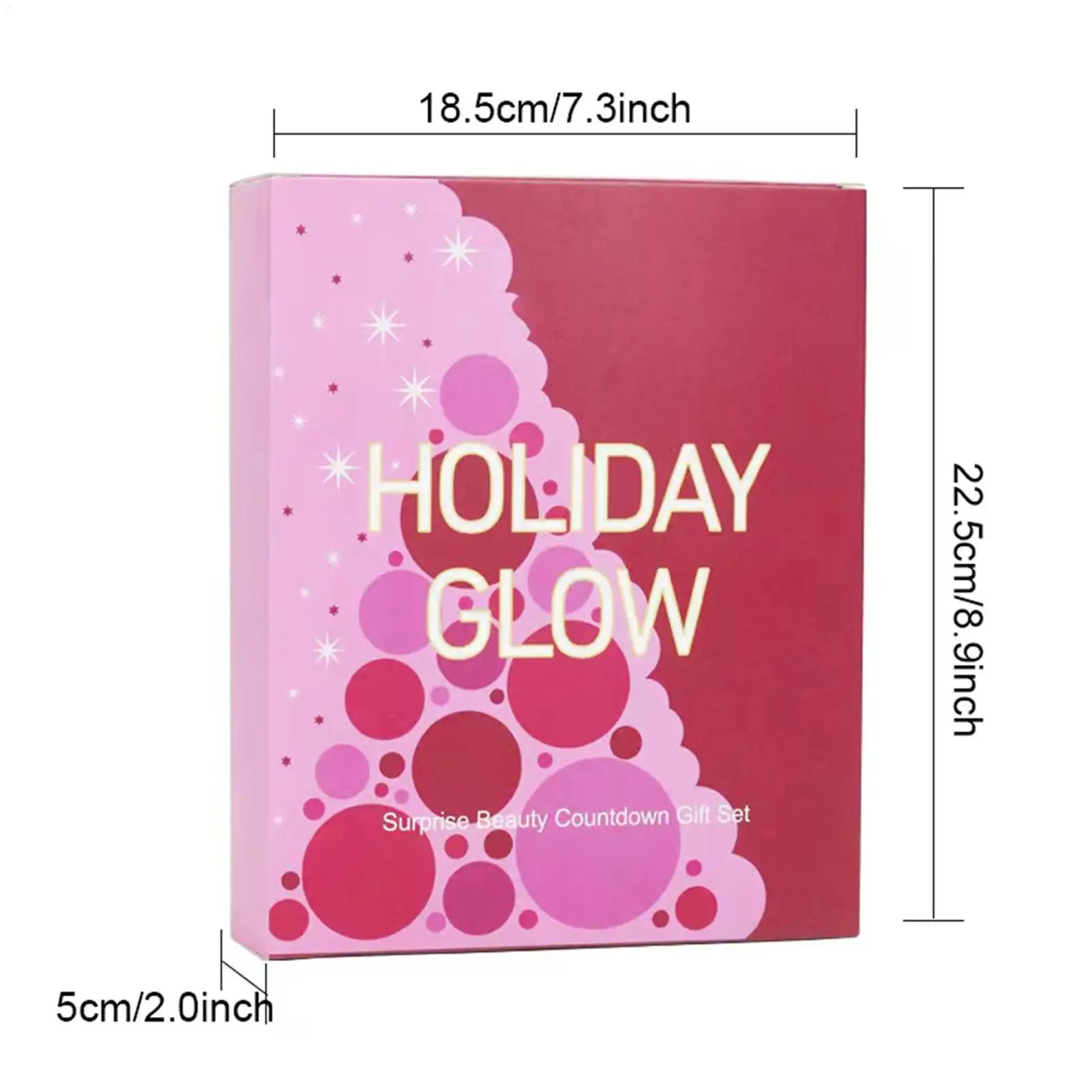 Beauty Christmas Countdown 24 Tage Advent-Set 2025, Weihnachts-Countdown-Set, Kosmetikboxen für Frauen, Teenager, Mädchen, Geburtstag, Neujahr