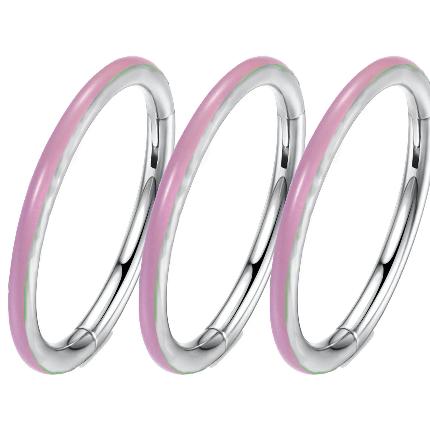 Hinged Nose Ring Hoop, 1-3PCS