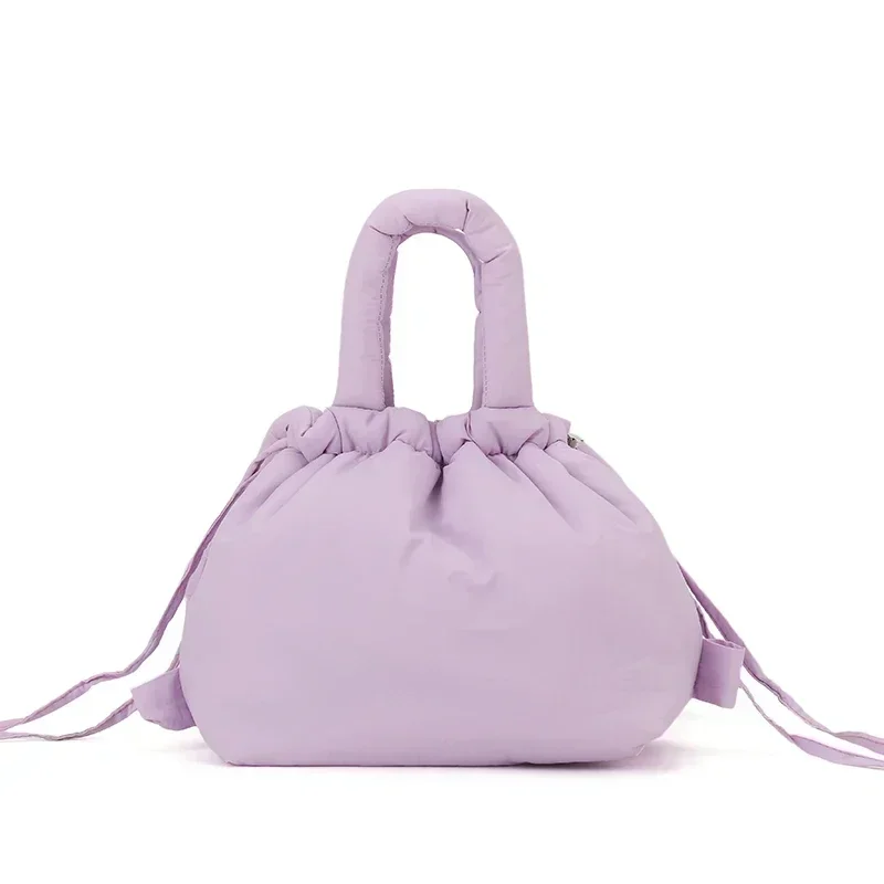 Super Cool Simple Versatile Handbags for Women 2025 Casual Hot Sale Colorful Nylon Small Square Shoulder and Crossbody Bags image 6