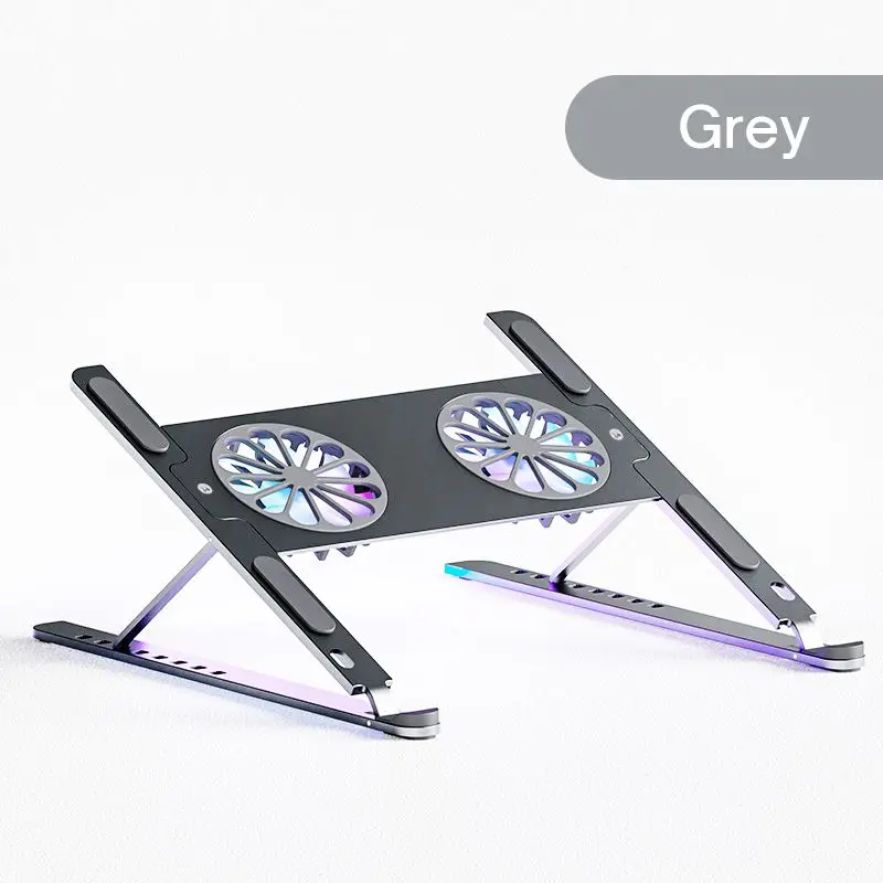 

RGB Light Laptop Stand With Cooling Fan For iPad Tablet Bracket IPad Notebook Holder Support Macbook Gaming Laptop Accessories