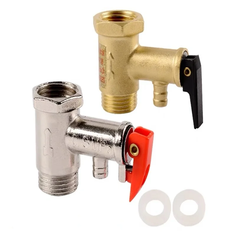 1PC Electric Water Heater Special Pressure Reducing Valve Lever Safety Valve 0.8Mpa 0.9Mpa