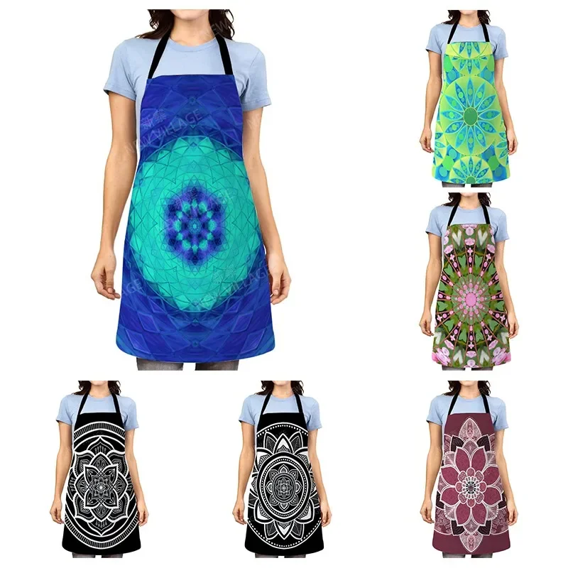 Aesthetic Women kitchen apron original Children Waterproof girl custom man waiter work apron oil proof mandala vintage Persia