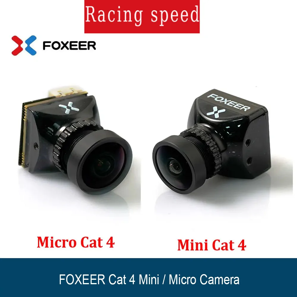 

FOXEER Cat 4 Mini/Micro 1200TVL StarLight камера 1/3 "CMOS-сенсор 4:3/16:9 и PAL/NTSC переключаемый CVBS 5-20V для RC FPV Drone