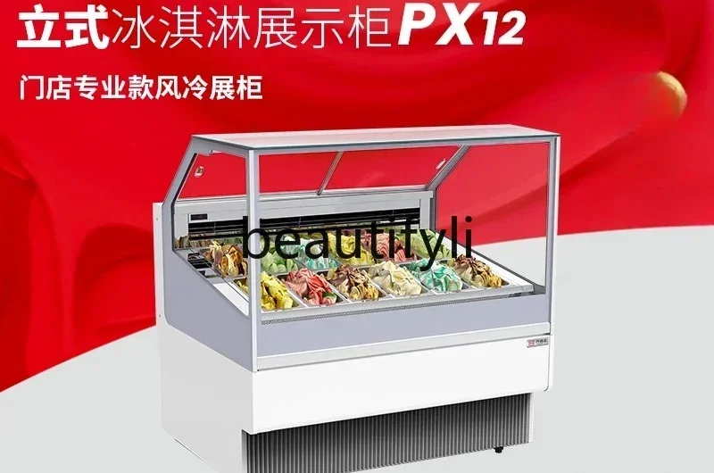 Asmt42 Профессиональная витрина для мороженого Коммерческая витрина для мороженого с морозильной камерой