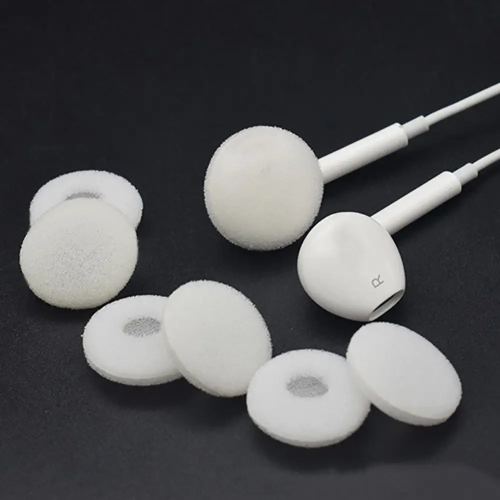 Universal Soft Esponja Headphone Capa Cap para fones de ouvido, Earbud, elástico, 10pcs