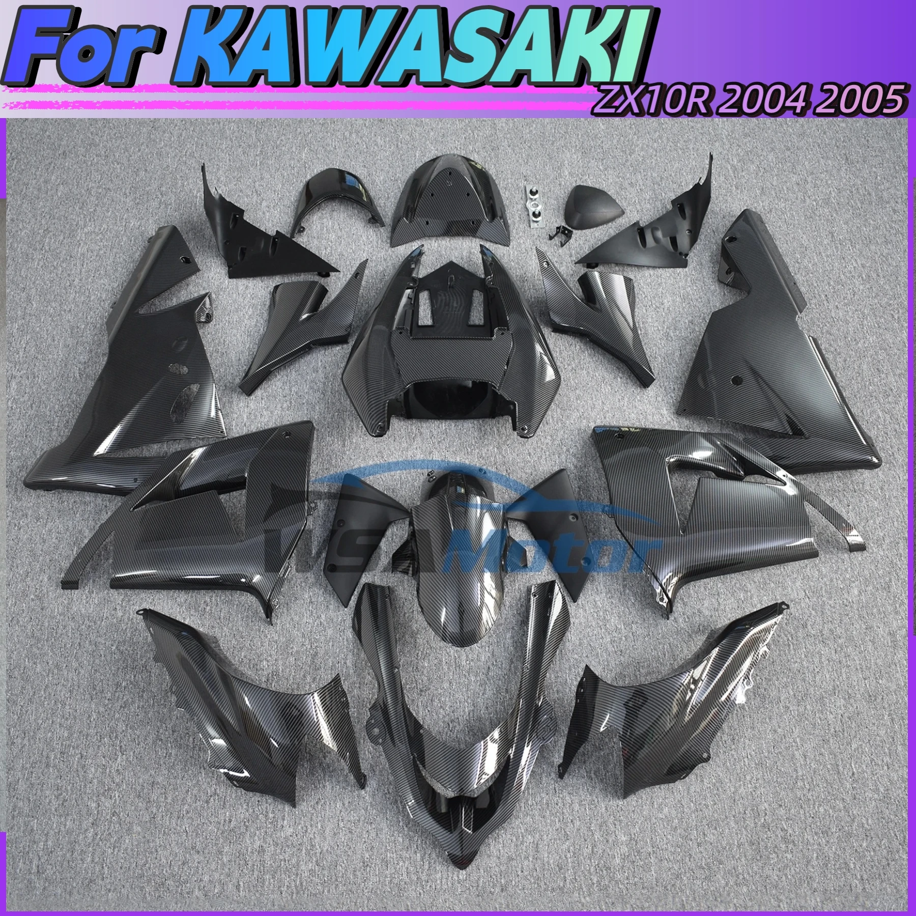 For Kawasaki ZX10R 2004 2005 Motorcycle Accessories Full Retrofit Side Parts Fairing Fender Cover Panels Kits