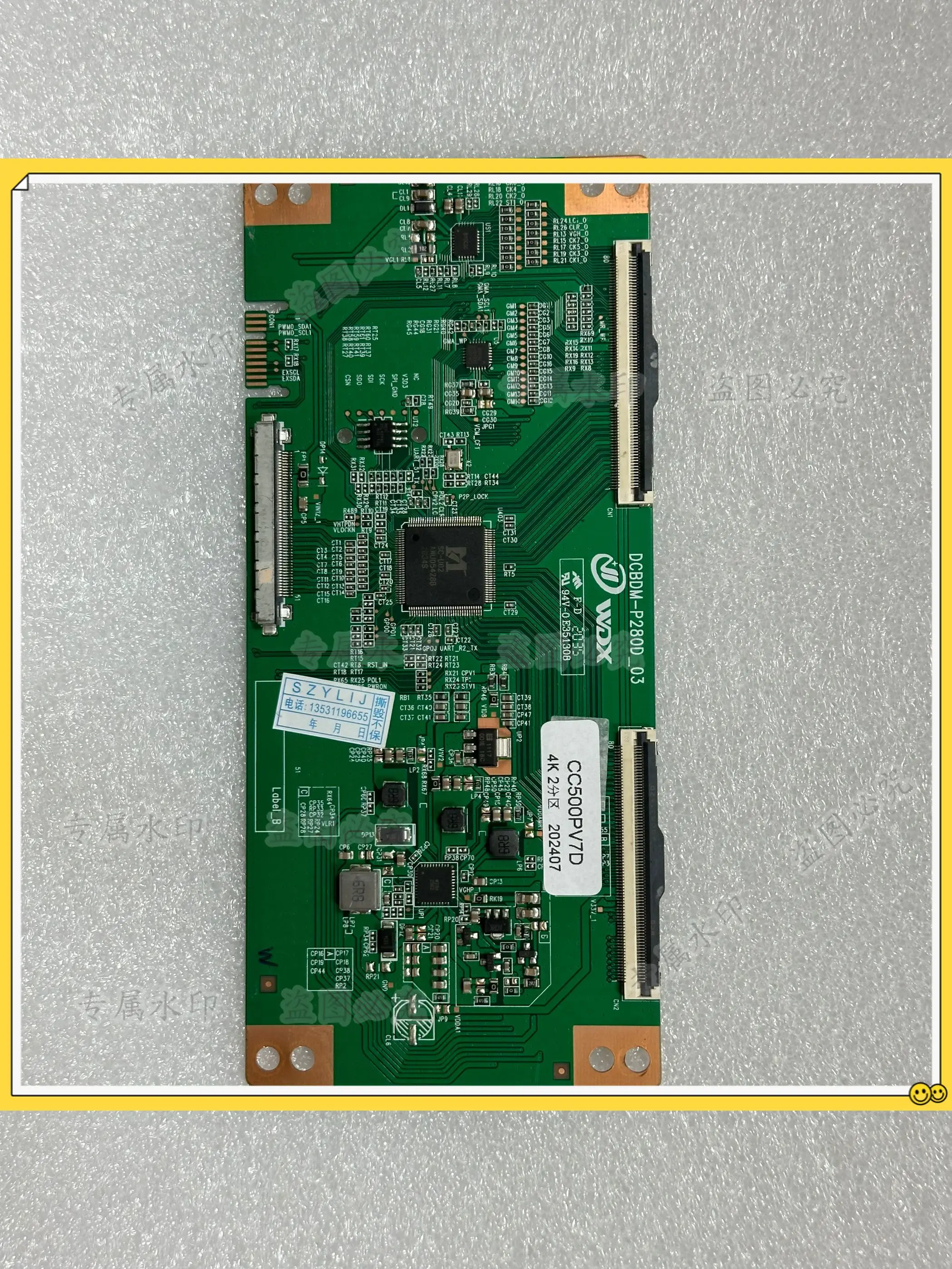 DCBDM-P280D_03 58 بوصة 50lnch Tcon CC580PV7D CC580PV5D CC500PV7D CC500PV5D 4K 2K