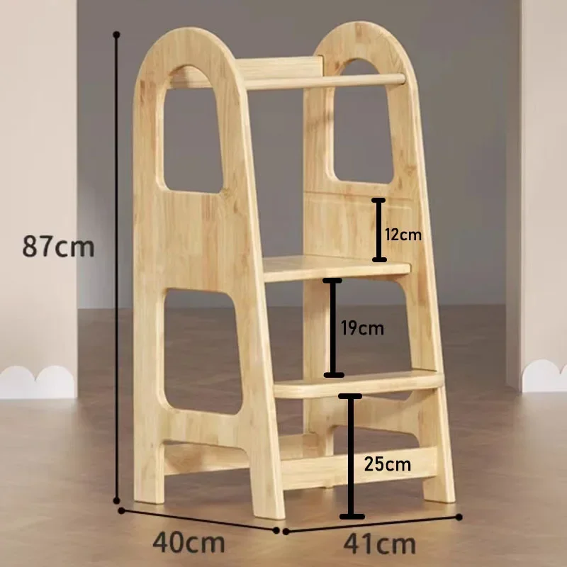 Hot sales Baby Montessori Learning Tower Wooden Baby Hand Washing Ladder Children's Toiletries Stool Toddler Bathroom Step Stool