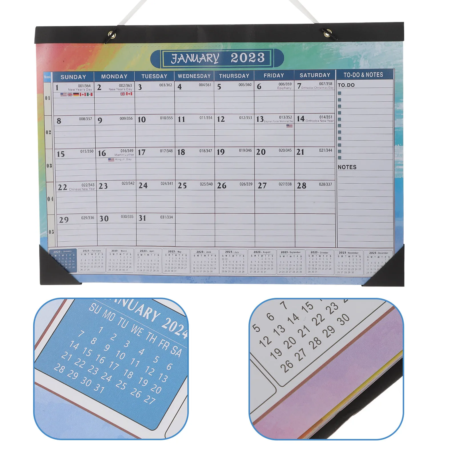 

Monthly Wall Calendar 2024 Simple Elegant Design with Memo Spaces Smooth Thick Paper for Home Office School Use Calendar 2024