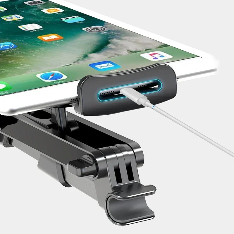 Car Back Seat Headrest Mount Holder For iPad Air 4-11 Inch 360 Rotation Tablet PC Auto Car Phone Holder Stand Worldmuma