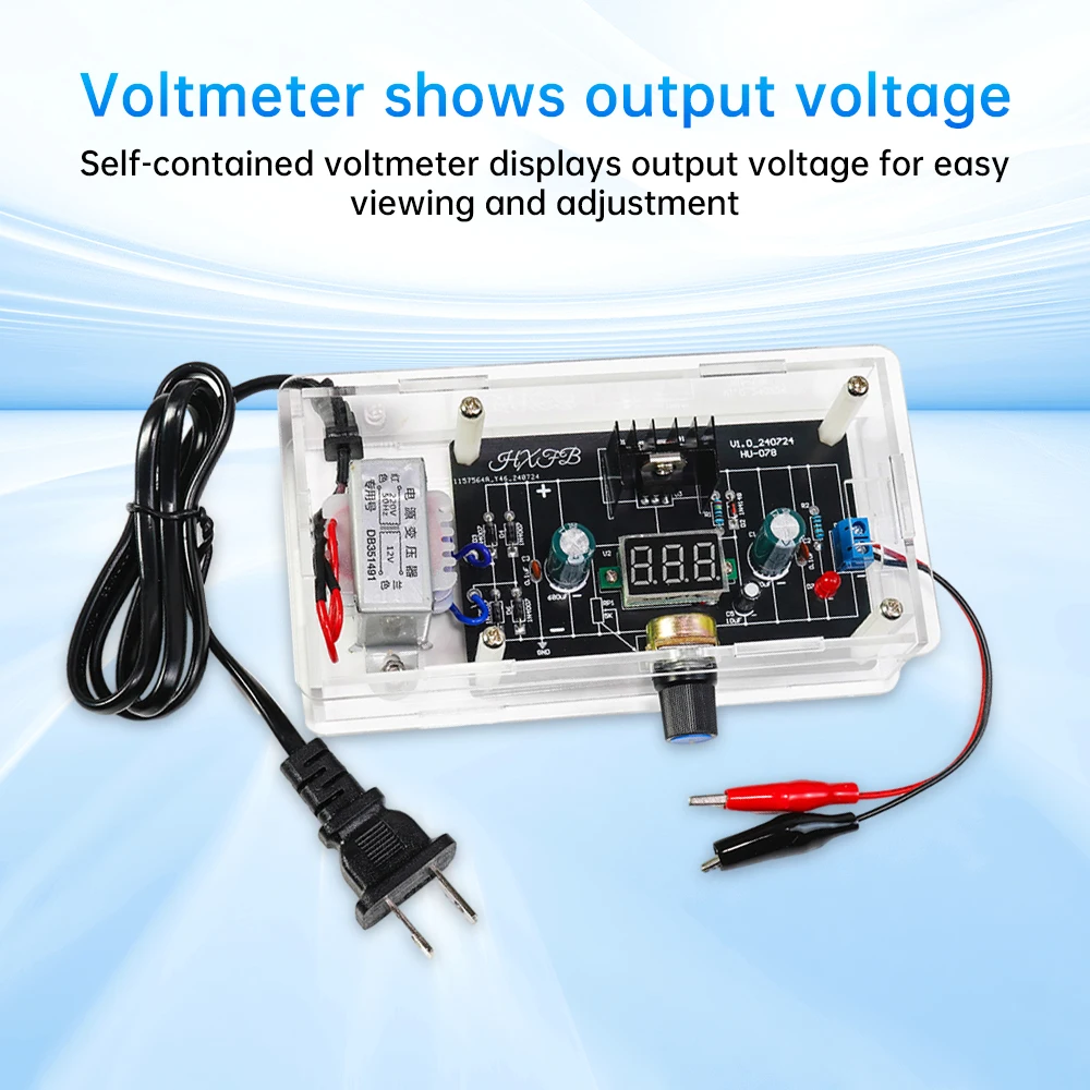 LM317 قابل للتعديل إمدادات الطاقة لتقوم بها بنفسك عدة DC-DC الجهد وحدة منظم الجهد مكون لحام الالكترونيات عدة لحام التدريب #5