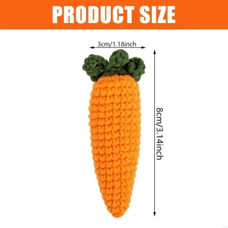 لعبة جزرة متماسكة جميلة دعائم جزرة مريحة للحياكة اليدوية لحديثي الولادة والتقاط الصور والاحتفال بعيد الفصح