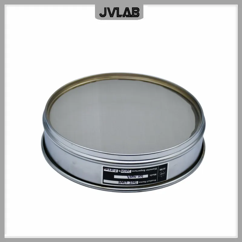 Lab Sieve Sampling Inspection Pharmacopeia Standard Test Sieve  SUS 304 Filter Mesh Chroming Frame R20 cm 300 Mesh / In 0.054 mm