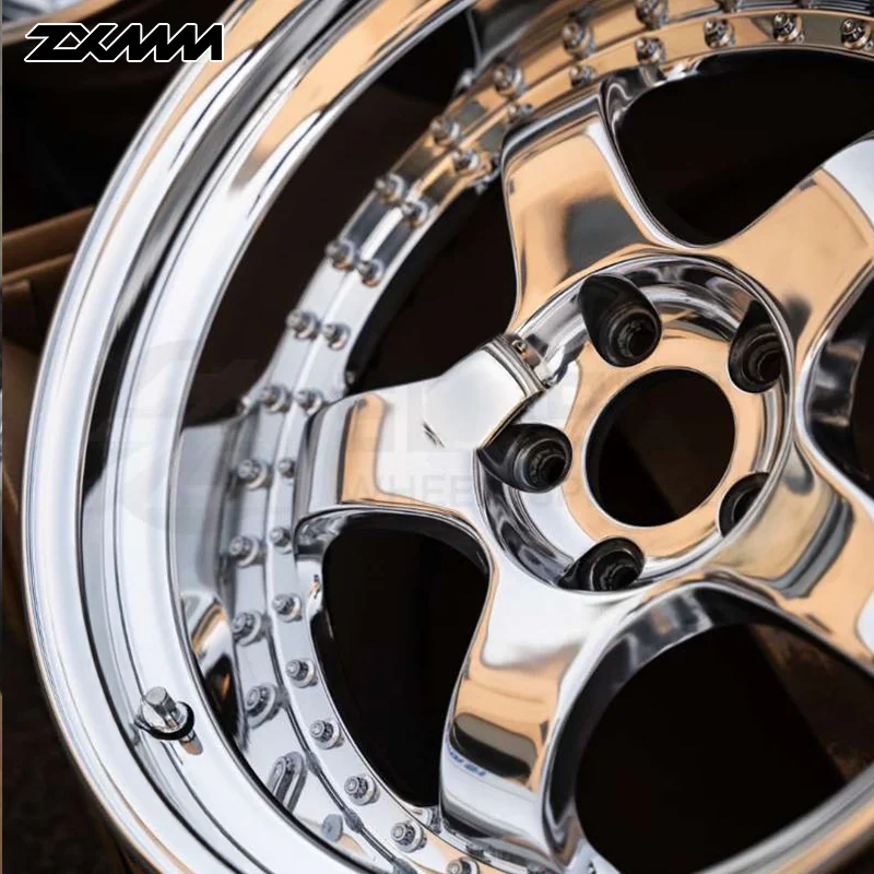ZXMM 2-pcs Silver Aluminum Alloy Wheels 19 20 21 22 24 26 Inch Wheels  5x114.3 5x112 5x130 Car Wheel Rays Shape