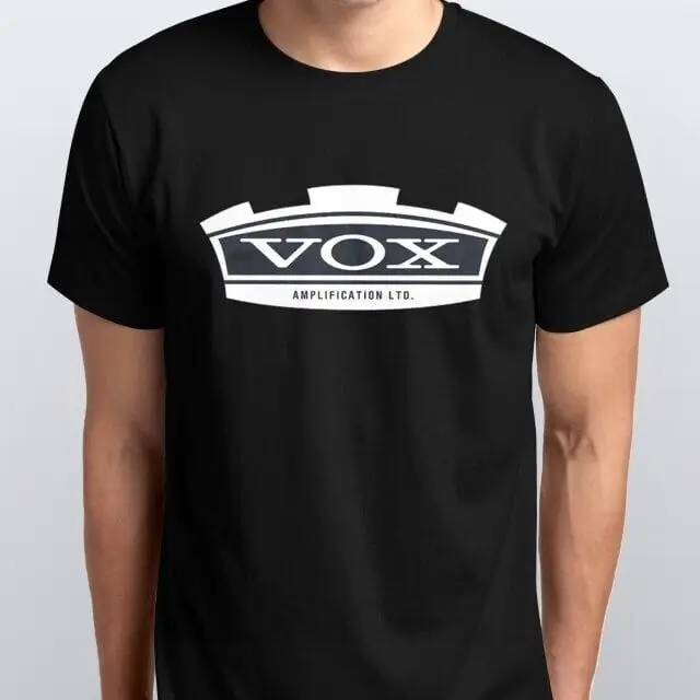 VOX AMPLIFICATION NEW T-SHIRT sizes S M L XL XXL black white male female