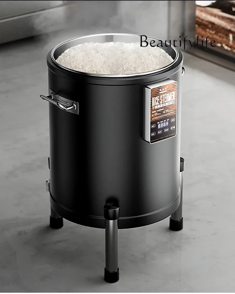 Intelligent electric rice steamer bucket Commercial large-capacity electric steamer rice cooker wooden bucket rice cooker