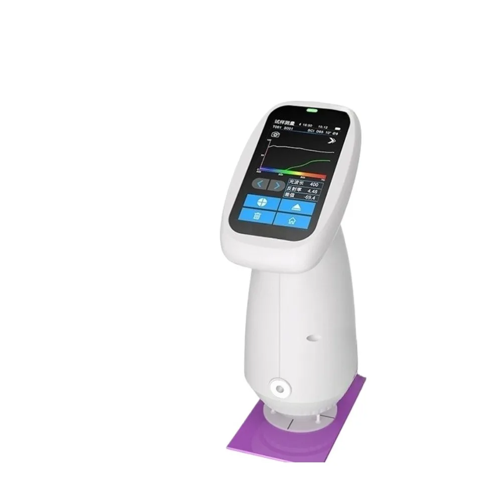 Portable high-precision plastic hardware spraying color detection instrument