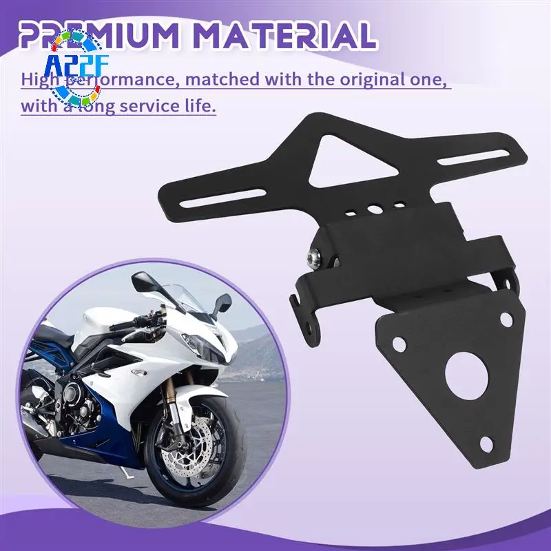 

A22F-Motorcycle Accessories Rear Tail Tidy Fender Eliminator Kit License Plate Holder For Daytona 660 2024