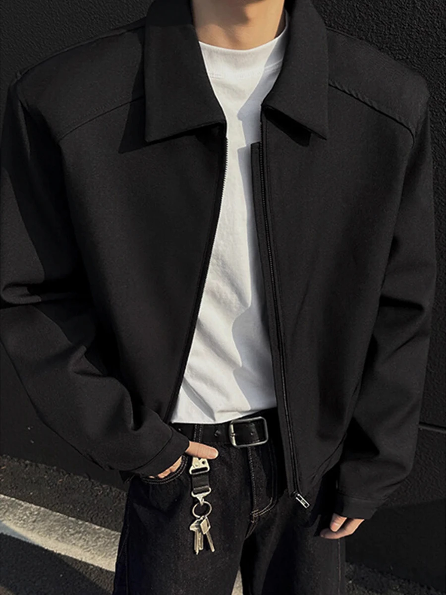 

Cleanfit Bla oulder Padded ort Baseball Sle Men's Jaet Spring Autumn High Sensation Adstrative American Sle