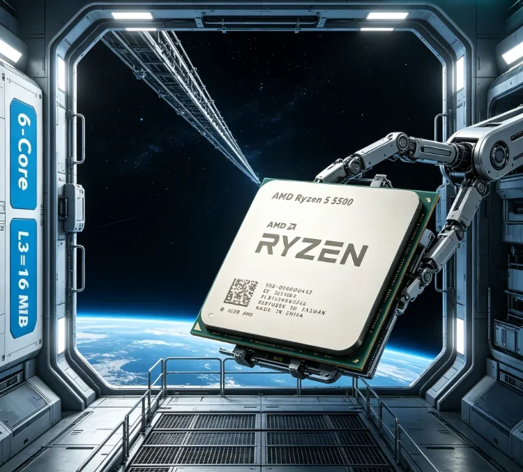 AMD Ryzen 5 5500 ITX Small Case Compatible CPU 6 Core 12 Thread 4.2GHz AM4 16MB L3 Cache 65W Low Power Desktop Processor No Cool