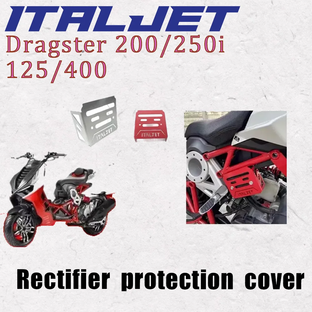 New 2022 for Italjet Dragster Rectifier Protective Cover Housing Fit Italjet Dragster 200 / 250I / 125 / 400