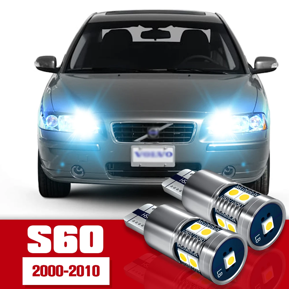 

2pcs LED Accessories Parking Light Bulb Clearance Lamp For Volvo S60 I 2000-2010 2001 2002 2003 2004 2005 2006 2007 2008 2009