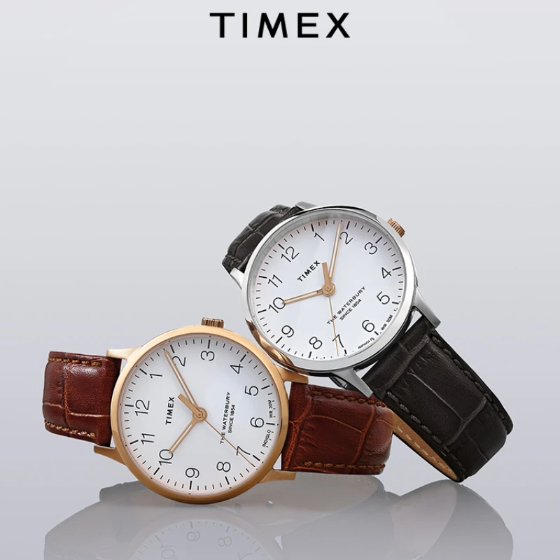 TIMEX Watches WomanLuxury Trend Quartz Calendar Waterproof Multi Function Fancy Round Watch Stainless Watch