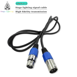 3-PIN DMX linia sygnału 1 M/5 M/10 M/15 M/20 M kabel DMX używane do diod Led Par światła sceniczne sprzęt