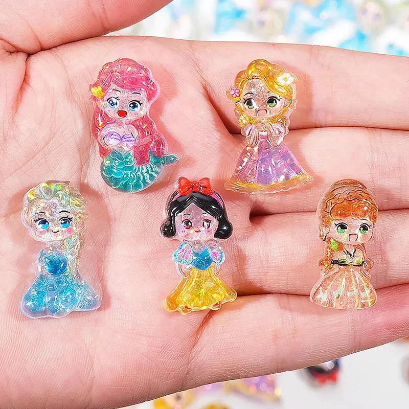 

Disney Princess Collection Flat Back Resin Patch Cute Cartoon Alice Accessories Girl Diy Hairpin Ccd Phone Case Decoration Gift