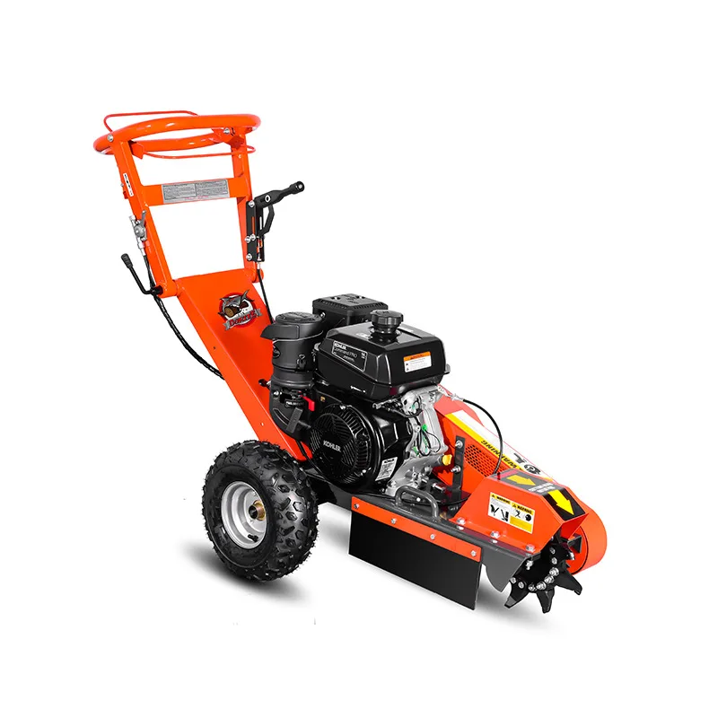 

Small hand-pushed stump crusher, garden root cleaning machine, stump crusher