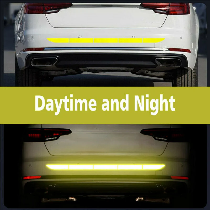 Car Reflex Reflector Sticker Body Trunk Exterior Auto Accessories Reflective Tape Reflective Exterior Alarm