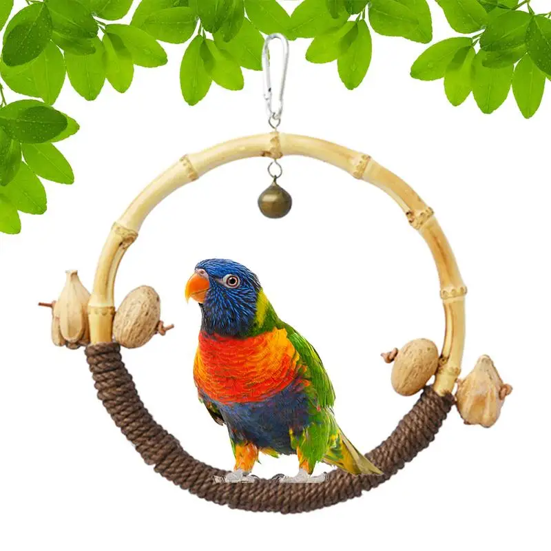 

Bird Cage Perch Bird Standing Branches Toy Wood Parrot Bird Perch Toys Wooden Parrot Standing Perch Birds Swing Toys Standing