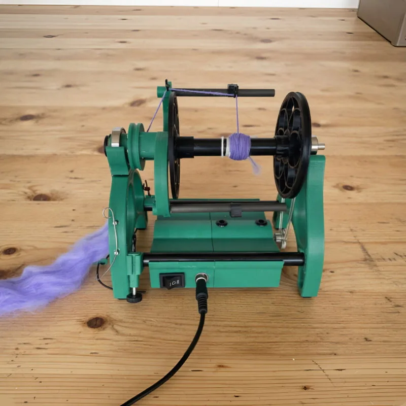Compact Electric Spinning Wheel for Pet Hair & Wool | Easy-to-Use 12V Mini Spinner with Speed Control | Perfect for Upcycling Do