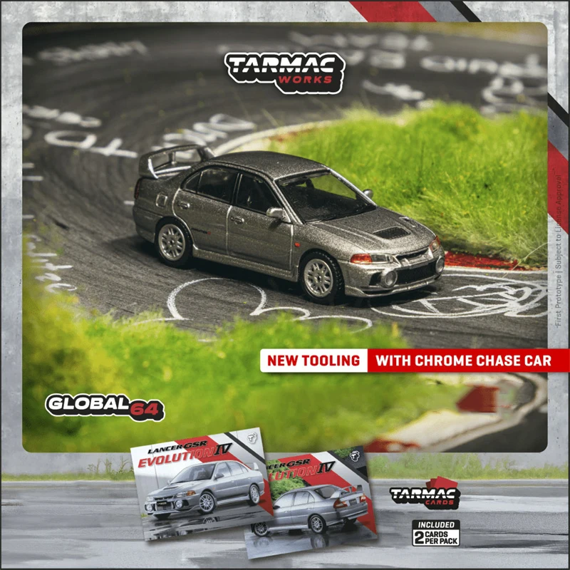 (Pré-commande) Modèle de voiture miniature de collection HKS GR GT3 W12 Lancer 1:64