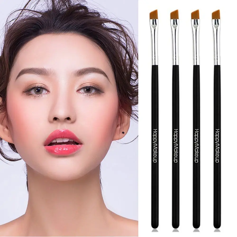 Tragbare Kabuki Gesicht Nase Pinsel Holz Professionelle Kosmetik Pinsel Make-Up Pinsel Augenbrauen Eyeliner Pinsel Lidschatten Pinsel