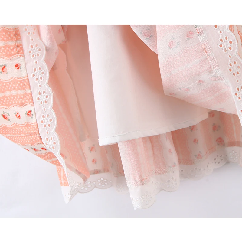 فستان YENKYE برباط أمامي مطبوع عليه زهور للنساء فساتين صيفية صغيرة عتيقة بأكمام منتفخة على شكل حرف a فستان صيفي صغير غير رسمي للإجازات 2026