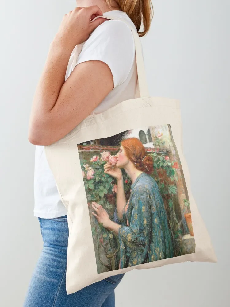 The Soul of the Rose - John William Waterhouse Tote Bag university shopper bag tote bag canvas