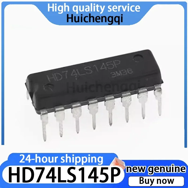 10PCS Genuine HD74LS145P Package DIP-16 Signal Switch/codec/multiplexer
