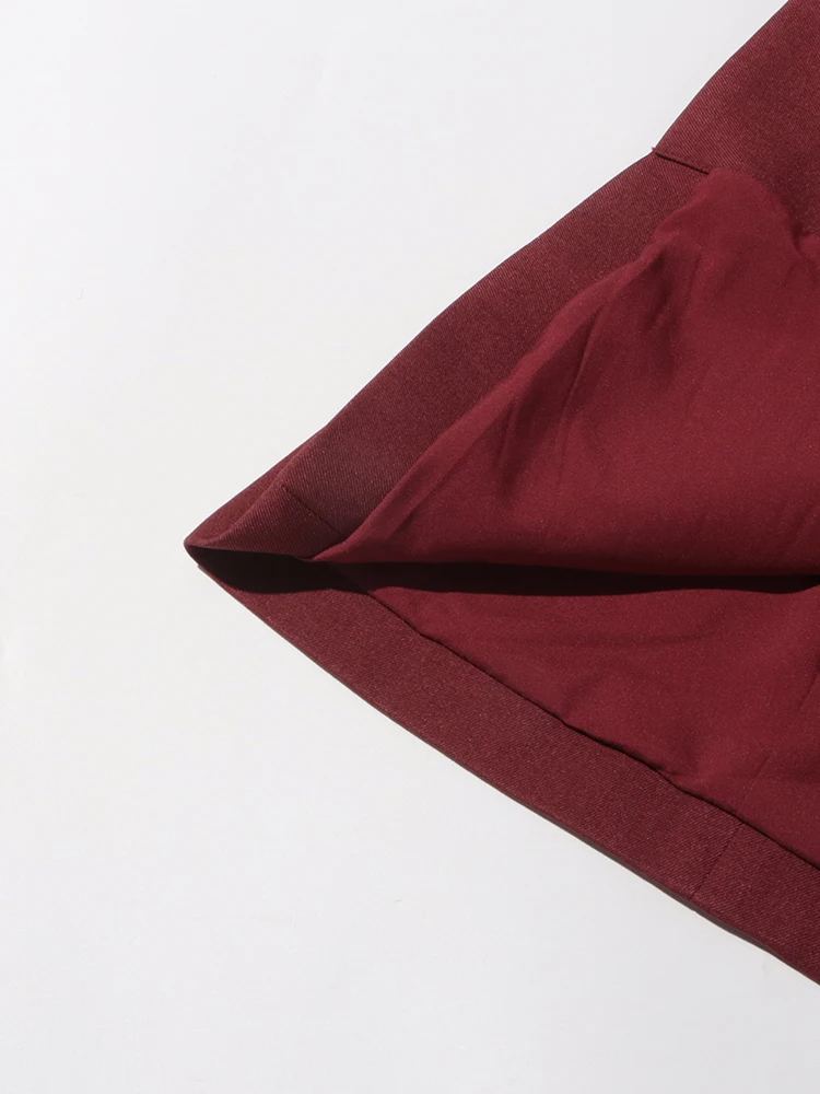 TWOTWINSTYLE Solid Spliced Appliques Slimming Blazers For Women Notched Collar Long Sleeve Party Chic Blazer Female Fashion New