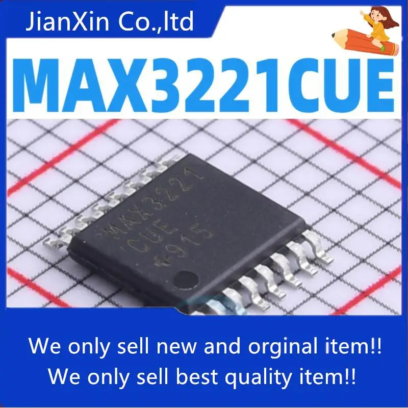 

10 шт., 100% оригинальные новые MAX3221CUE MAX3221