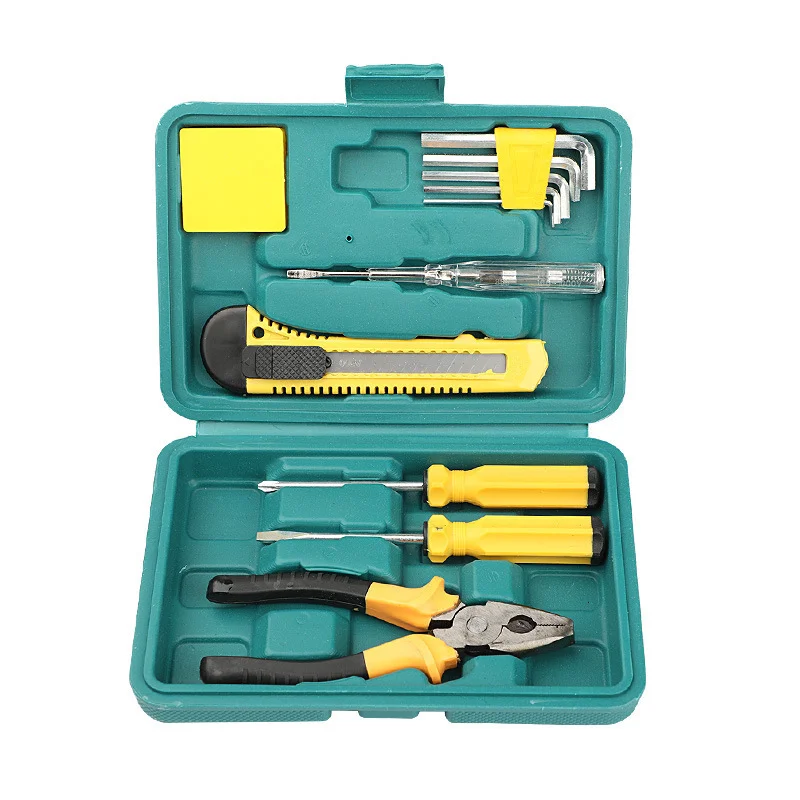 Complete Tools Set Kit Professional Hand Toolbox General Household Work Tool box Repairs Maintenance Metal Carpentry Tools