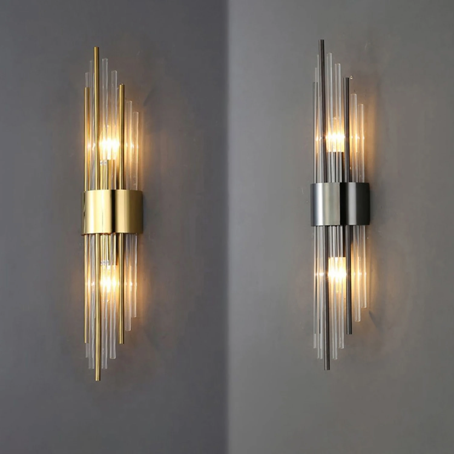 Elegant and Chic Modern Wall Sconce - Enhance Your Home Décor with this Exquisite and Stylish Fixture - Add a Touch of Elegance