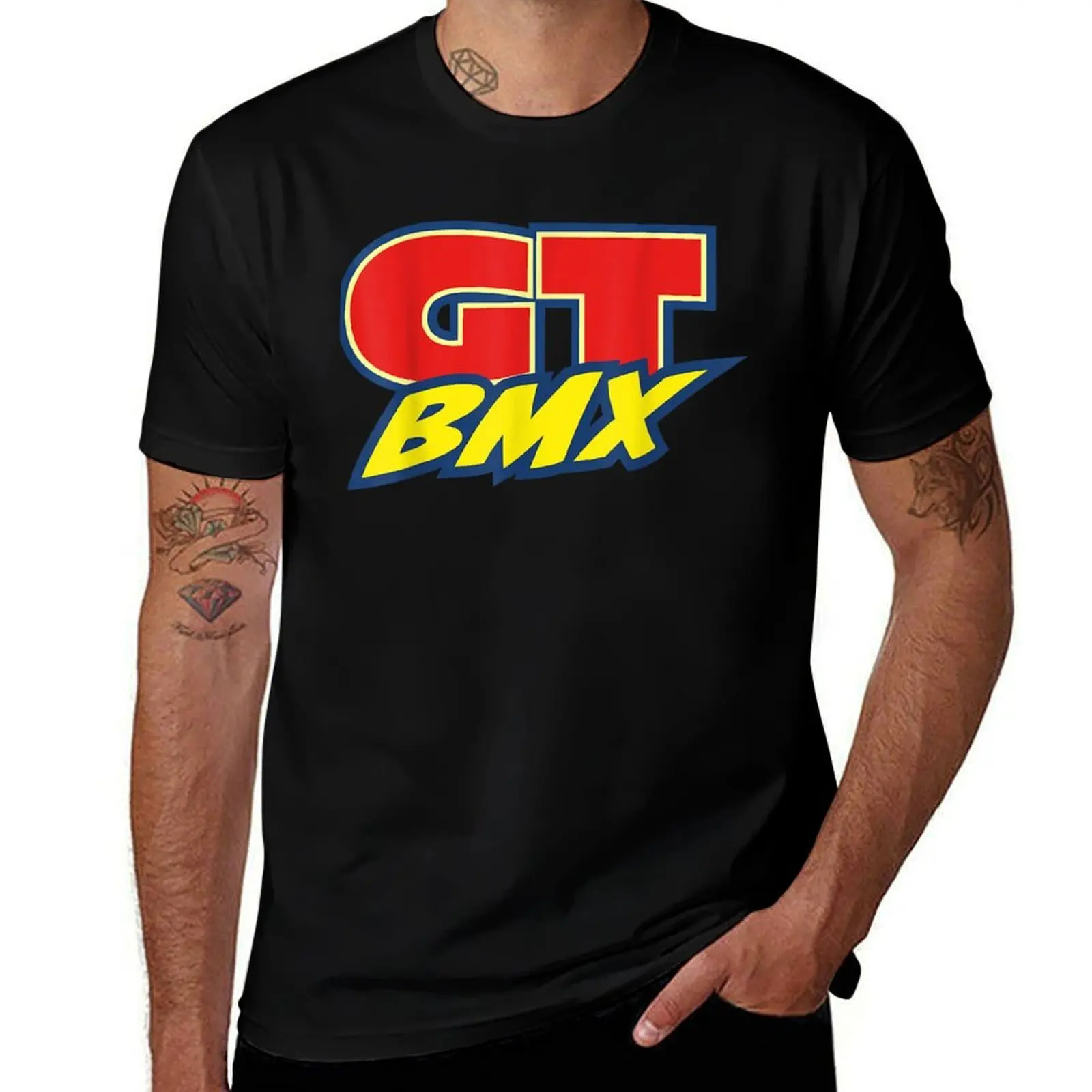 

GT BMX logo T-Shirt man t shirts for men man t shirts high quality luxury brand T-Shirt