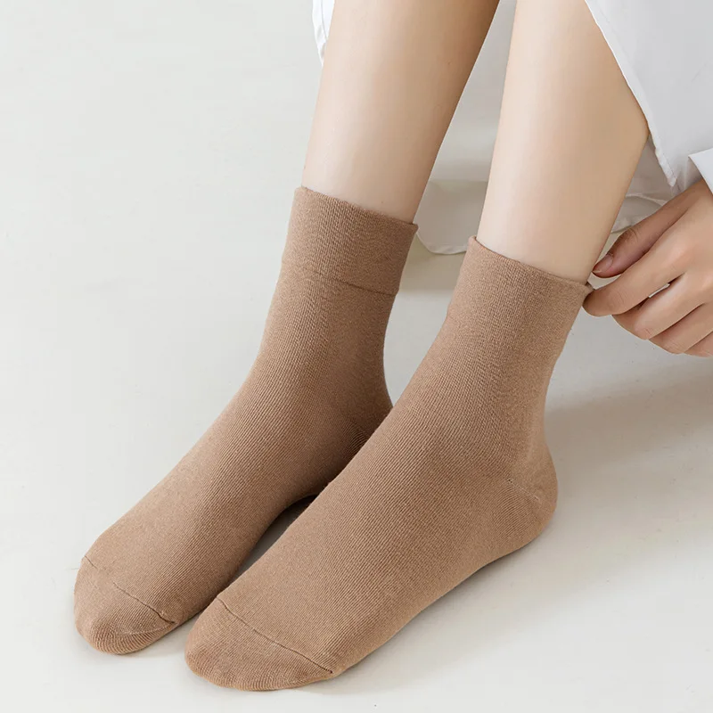 5 paires de chaussettes en coton pour femmes, noires et roses, à la mode, décontractées, pour étudiantes, printemps et été