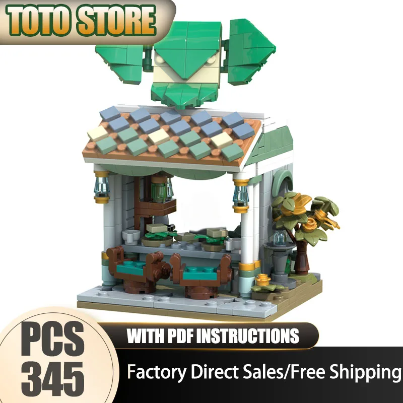 

Magic Rings Moc Building Blocks Modular Restaurants of the World Model Technology Brick Famous Scene Assembly Construction Toy