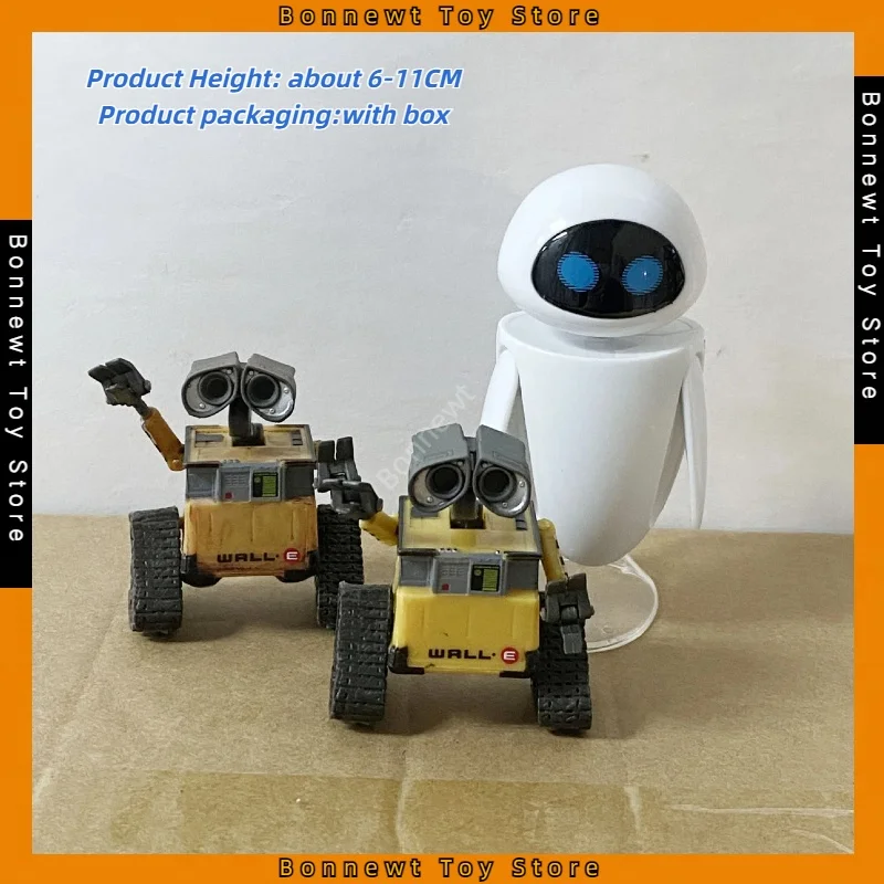 Robot Wall-E Wall Eva Little Eva Handmade Decoration Movie Character desk car toy hand puppet model ornaments