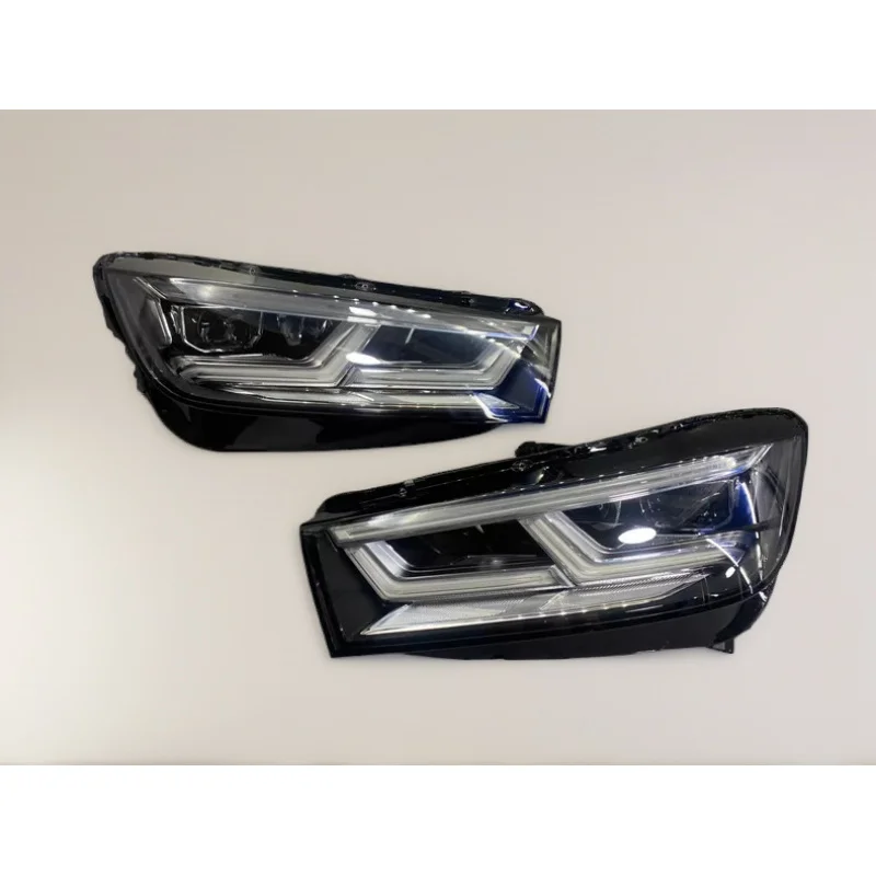 LED Headlight Assembly for Audi Q5 Q5L FY 2018 Pre Facelift Left Right 80A941773 941774 Dual Projector L Shaped DRL IP67 OEM Fit